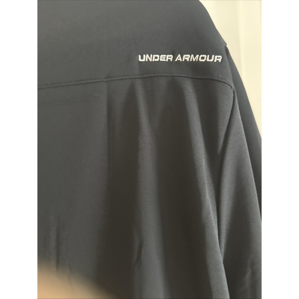 Under Armour LooseBlack Cal Ripken Foundation Men's  Polo Shirt Sz 2XL Heatgear - Picture 6 of 12